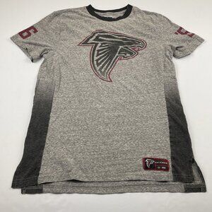NFL Atlanta Falcons T-Shirt Men’s M Gray Short Sleeve Crew Neck Cotton Blend